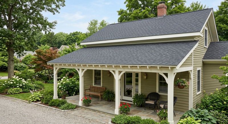 A Frame Roof Installation in Boston, MA