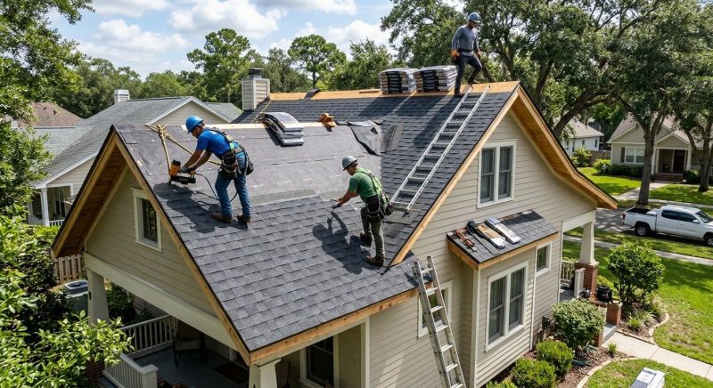 Asphalt Shingle Roof Installation in Warwick, RI