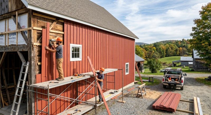 Barn Wood Siding Installation in Norwalk, CT