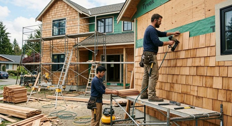 Cedar Cladding Installation in Fairfield County, CT