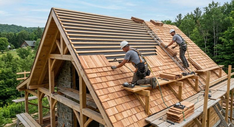 Cedar Roof Construction in Fredericksburg, VA