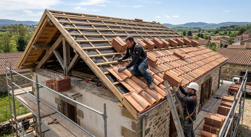 Clay Tile Roofing Installation in Alexandria, VA