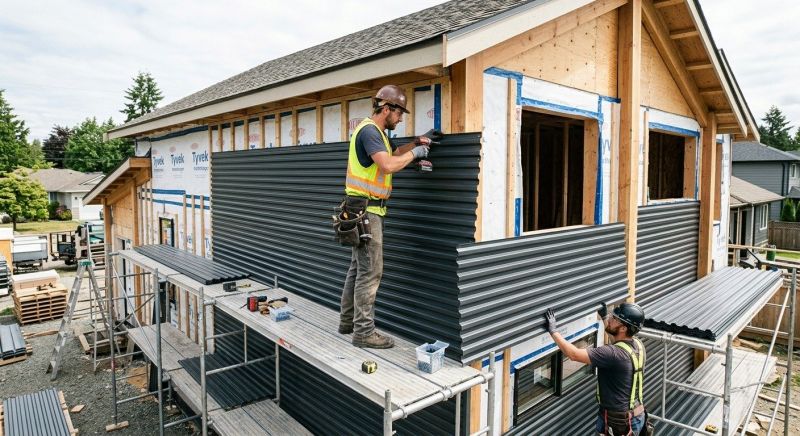 Corrugated Siding Installation in Stamford, CT