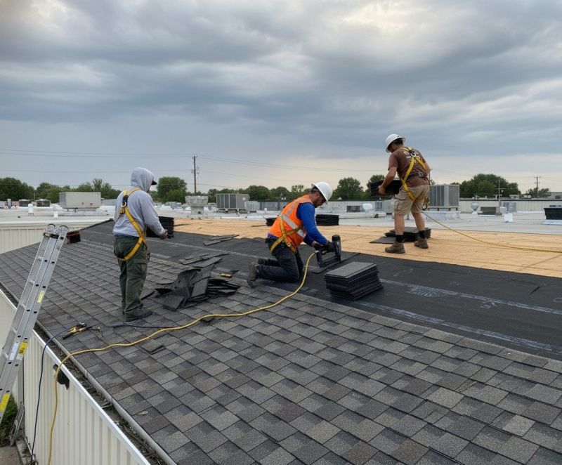 Damaged Roof Replacement in Worcester, MA