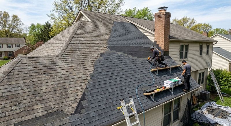 Damaged Roof Replacement in Fredericksburg, VA