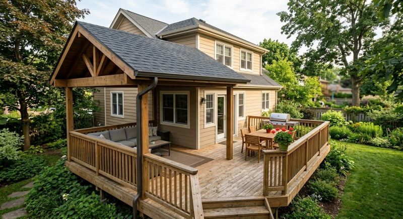 Deck Roof Construction in Boston, MA