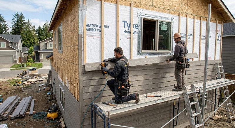 Fiberboard Siding Installation in Boston, MA