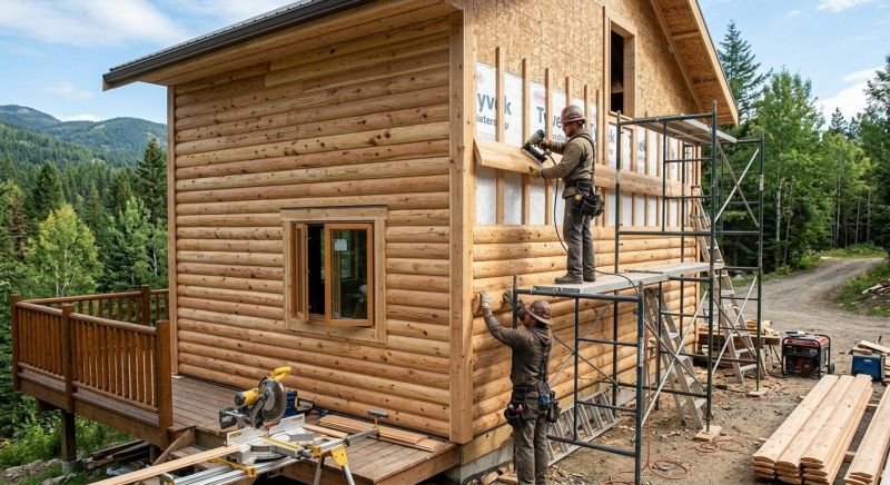 Log Home Siding Installation in Norwalk, CT