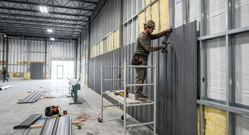 Metal Barn Siding Installation in Boston, MA