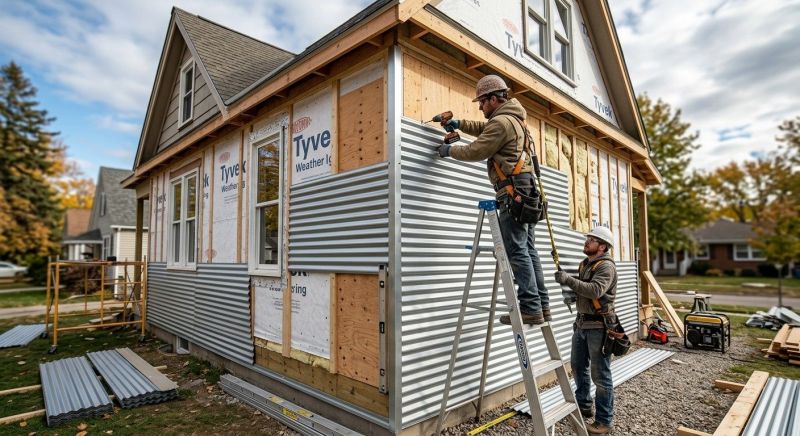Sheet Metal Siding Replacement in Boston, MA