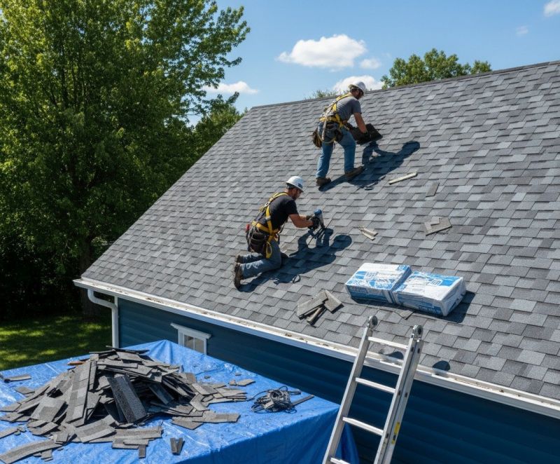 Shingle Roof Replacement in Manchester, NH