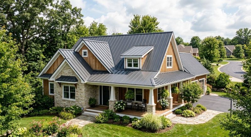Steel Roof Replacement in Fredericksburg, VA