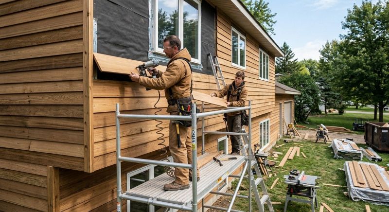 Wood Barn Siding Installation in Stamford, CT