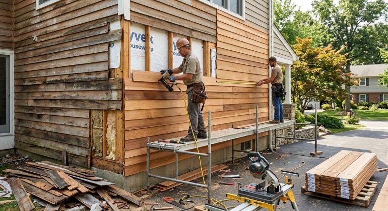 Wood Cladding Replacement in Fairfield County, CT