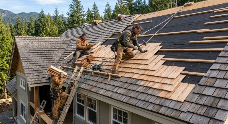Cedar Roof Installation in Alexandria, VA