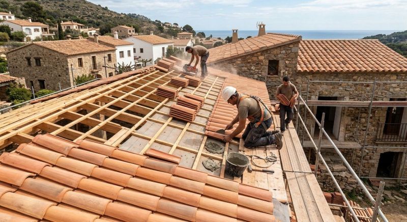 Clay Tile Roofing Installation in Fredericksburg, VA