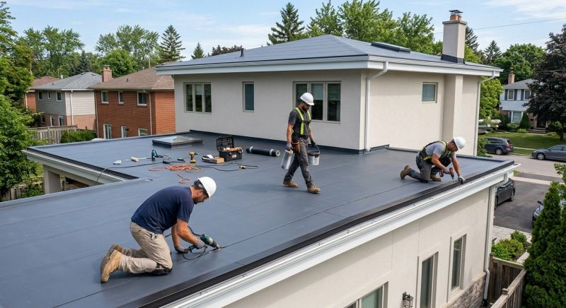 Flat Roof Construction in Naperville, IL