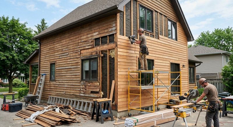 Wood Cladding Replacement in Norwalk, CT