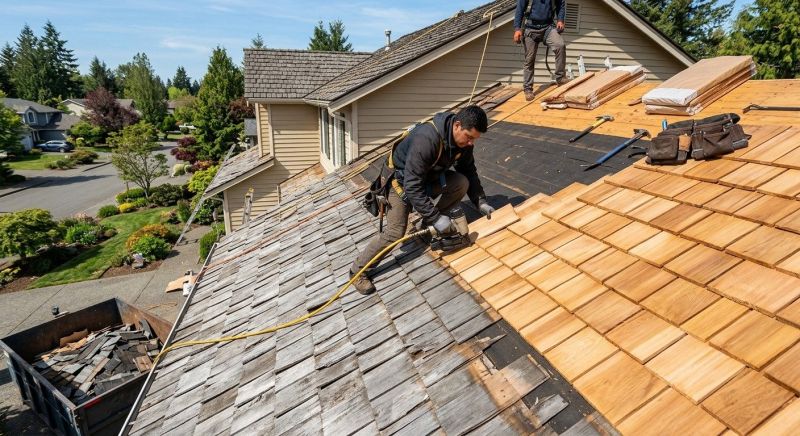 Wood Shingle Roof Replacement in Alexandria, VA